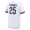 Officiële Voetbalshirt + Korte Broek Paris Saint-Germain Nuno Mendes 25 Uit 2024-25 - Kids